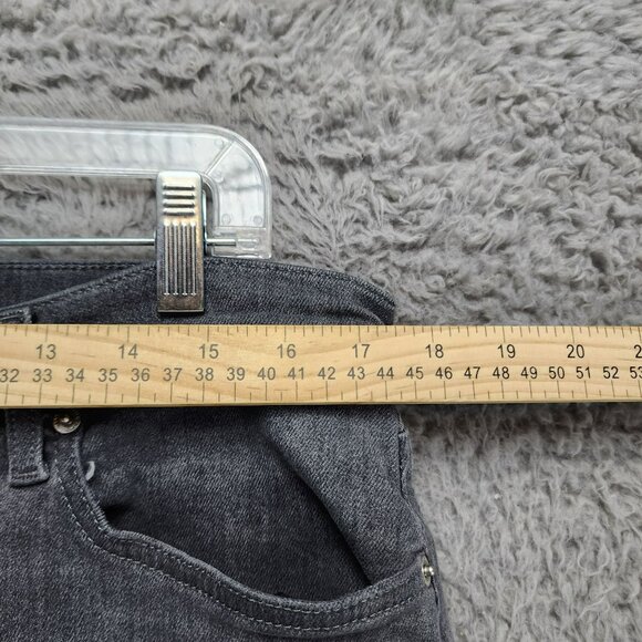7 For All Mankind Jeans Womens 32 Josefina Gray Stretch Mid Rise Button Fly Luxe - Picture 4 of 16